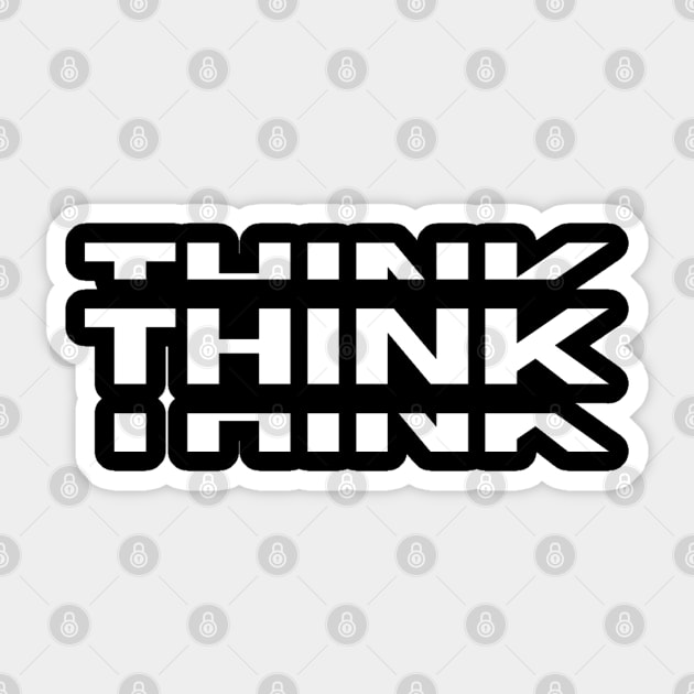 Think Sticker by therednox